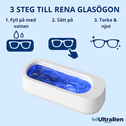 UltraRen – Kristallklara glasögon utan putsdukar & ränder